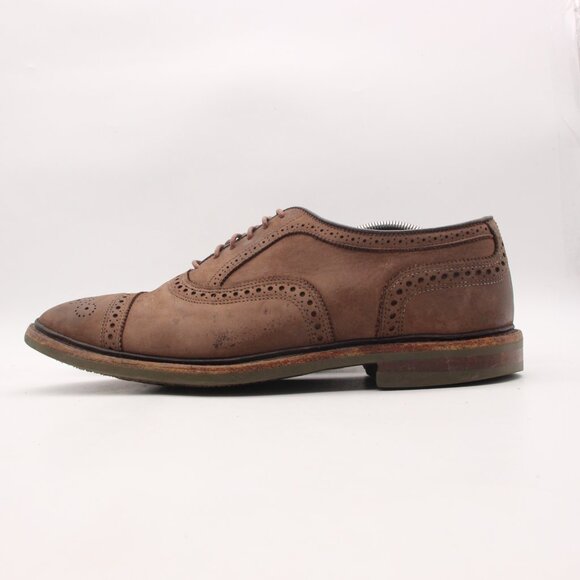 Allen Edmonds STRANDMOK Men\'s Size 11.5 C Nubuck Leather Oxfords Dress Shoes main image 4